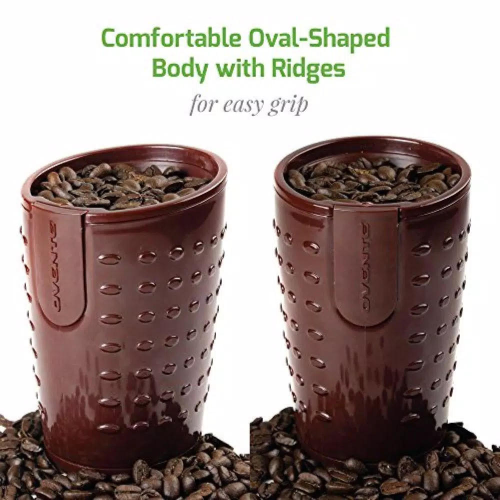 Coffee Makers Ovente 2.5 Oz. Brown One-Touch Electric Coffee Grinder With Transparent Easy Open Lid And Stainless Steel Blades 10 Coffee Makers Ovente 2.5 Oz. Brown One-Touch Electric Coffee Grinder With Transparent Easy Open Lid And Stainless Steel Blades - Image 8