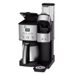 Coffee Makers Cuisinart Coffee Center 10-Cup Thermal Coffeemaker And Single-Serve Brewer -Dessert Makers Popular Store brushed chrome cuisinart single serve coffee makers ss 20 1f 1000