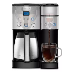 Coffee Makers Cuisinart Coffee Center 10-Cup Thermal Coffeemaker And Single-Serve Brewer -Dessert Makers Popular Store brushed chrome cuisinart single serve coffee makers ss 20 4f 1000
