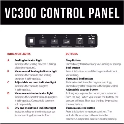 Food Processing CASO VC 300 Brushed Black Stainless Steel Food Vacuum Sealer 15 Food Processing CASO VC 300 Brushed Black Stainless Steel Food Vacuum Sealer -Dessert Makers Popular Store brushed stainless black caso food vacuum sealers 11392 1d 1000