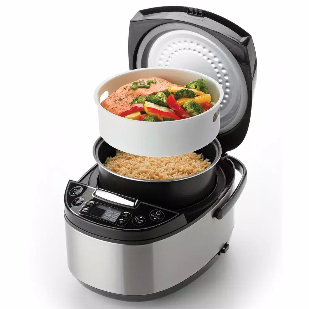 Cookers AROMA 12-Cup Brushed Stainless Steel Rice Cooker 7 Cookers AROMA 12-Cup Brushed Stainless Steel Rice Cooker - Image 5