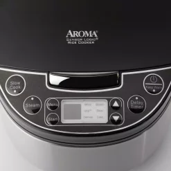 Cookers AROMA 12-Cup Brushed Stainless Steel Rice Cooker 9 Cookers AROMA 12-Cup Brushed Stainless Steel Rice Cooker -Dessert Makers Popular Store brushed stainless steel aroma rice cookers arc 616sb 4f 1000