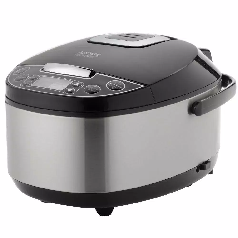 Cookers AROMA 12-Cup Brushed Stainless Steel Rice Cooker 3 Cookers AROMA 12-Cup Brushed Stainless Steel Rice Cooker