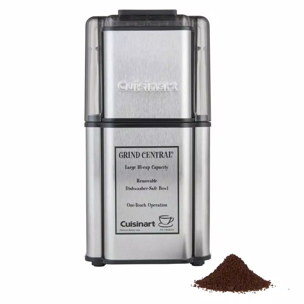 Coffee Makers Cuisinart Grind Central 3 Oz. Brushed Stainless Steel Blade Coffee Grinder 4 Coffee Makers Cuisinart Grind Central 3 Oz. Brushed Stainless Steel Blade Coffee Grinder - Image 2