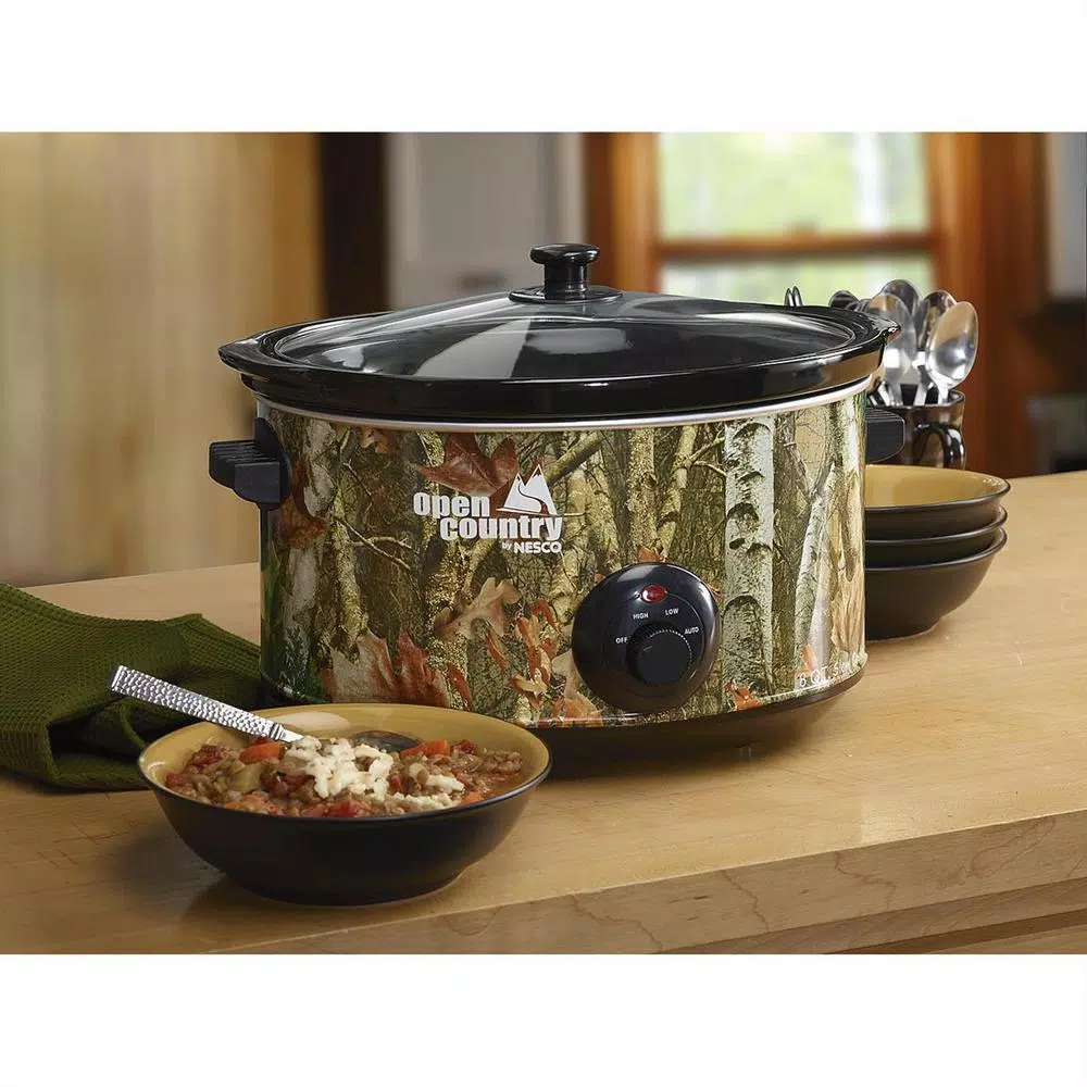 Cookers Nesco Open Country 8 Qt. Camoflauge Slow Cooker With Temperature Settings 5 Cookers Nesco Open Country 8 Qt. Camoflauge Slow Cooker With Temperature Settings - Image 3