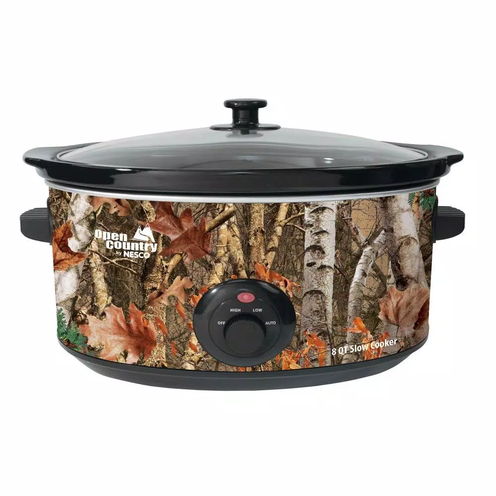 Cookers Nesco Open Country 8 Qt. Camoflauge Slow Cooker With Temperature Settings 3 Cookers Nesco Open Country 8 Qt. Camoflauge Slow Cooker With Temperature Settings