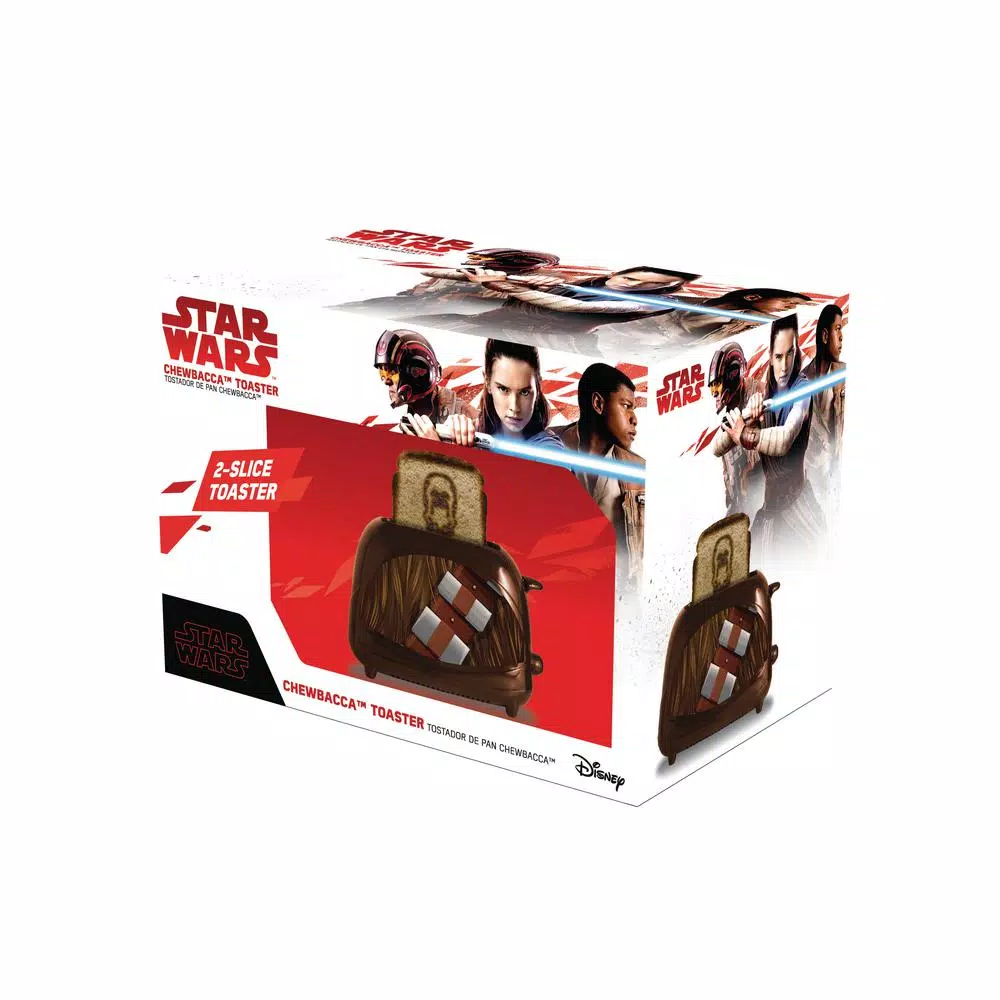Toasters Uncanny Brands Star Wars Empire Collection 2-Slice Chewbacca Toaster 5 Toasters Uncanny Brands Star Wars Empire Collection 2-Slice Chewbacca Toaster - Image 3