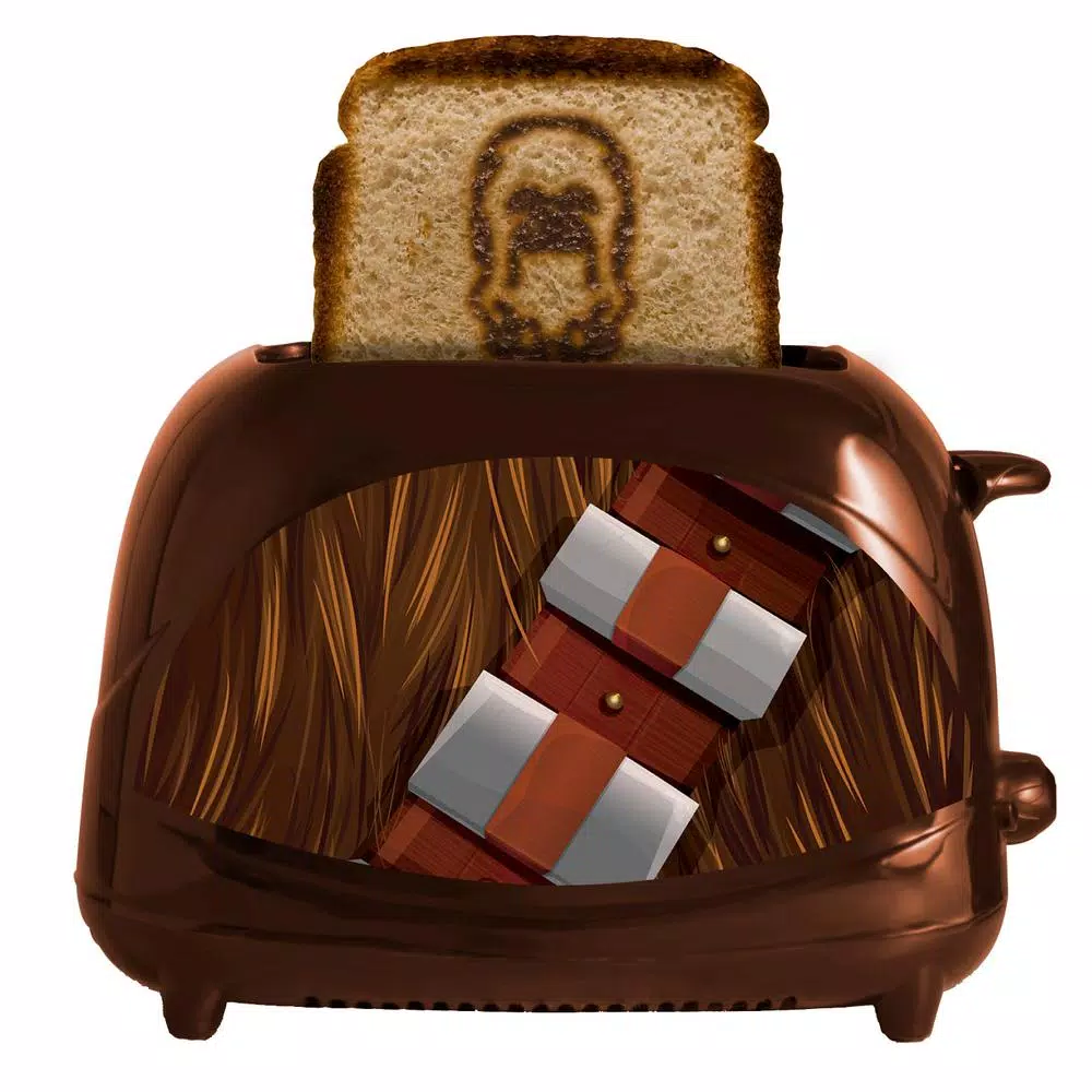 Toasters Uncanny Brands Star Wars Empire Collection 2-Slice Chewbacca Toaster 3 Toasters Uncanny Brands Star Wars Empire Collection 2-Slice Chewbacca Toaster