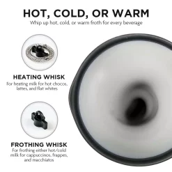 Coffee Makers Ovente 1.25-Cup Chrome Electric Double Wall Stainless Steel Milk Frother, Frothing & Heating Whisks, Espresso Machine Latte 14 Coffee Makers Ovente 1.25-Cup Chrome Electric Double Wall Stainless Steel Milk Frother, Frothing & Heating Whisks, Espresso Machine Latte -Dessert Makers Popular Store chrome ovente espresso machines fr4810ch 4f 1000