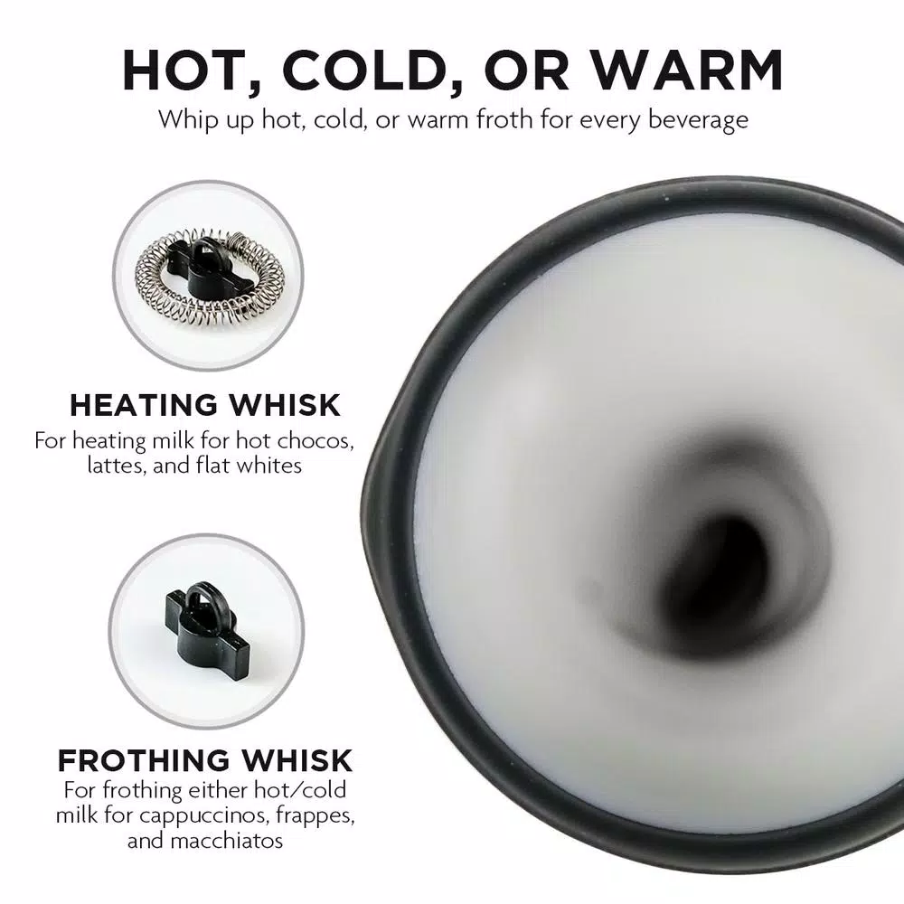 Coffee Makers Ovente 1.25-Cup Chrome Electric Double Wall Stainless Steel Milk Frother, Frothing & Heating Whisks, Espresso Machine Latte 6 Coffee Makers Ovente 1.25-Cup Chrome Electric Double Wall Stainless Steel Milk Frother, Frothing & Heating Whisks, Espresso Machine Latte - Image 4