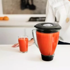 Mixers Better Chef 6-Piece 48 Oz. Round Blender Glass Jar Replacement Kit -Dessert Makers Popular Store clear better chef mixer attachments 985111566m 4f 1000