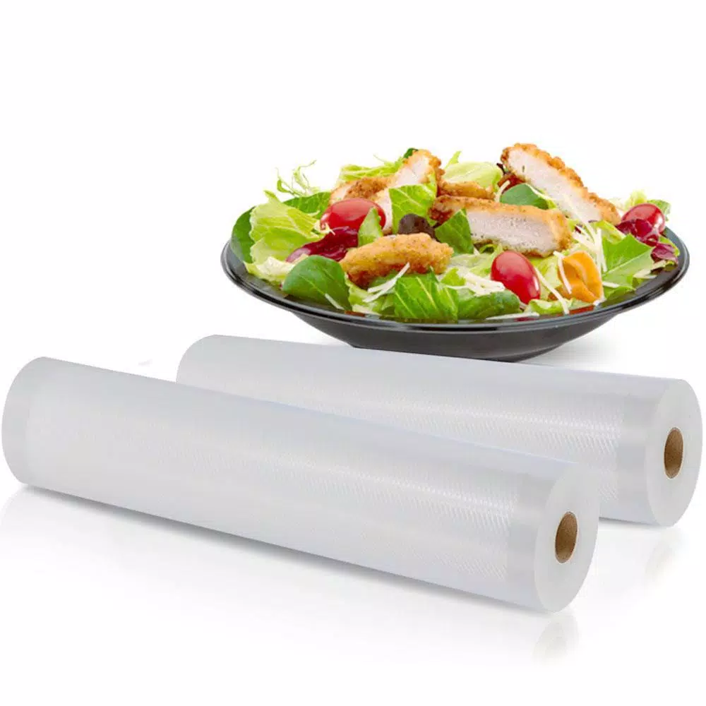 Food Processing NutriChef White Vacuum Sealer Bags – Universal Air Vac Sealing Bags (2-Rolls, 100 Ft. Total Length) 4 Food Processing NutriChef White Vacuum Sealer Bags – Universal Air Vac Sealing Bags (2-Rolls, 100 Ft. Total Length) - Image 2