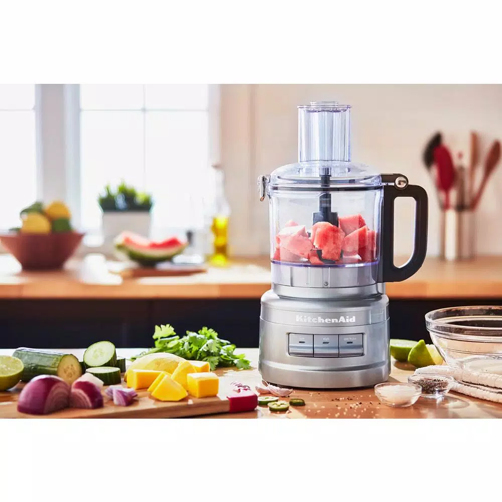 Food Processing KitchenAid 7-Cup 3-Speed Contour Silver Food Processor With Locking Lid 7 Food Processing KitchenAid 7-Cup 3-Speed Contour Silver Food Processor With Locking Lid - Image 5