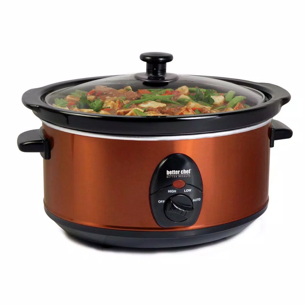 Cookers Better Chef 3.6 Qt. Copper Oval Slow Cooker 3 Cookers Better Chef 3.6 Qt. Copper Oval Slow Cooker
