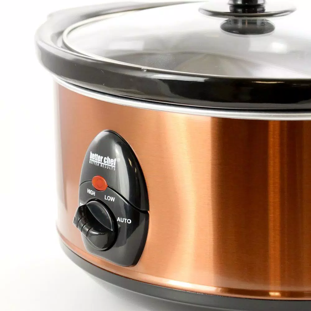 Cookers Better Chef 3.6 Qt. Copper Oval Slow Cooker 4 Cookers Better Chef 3.6 Qt. Copper Oval Slow Cooker - Image 2