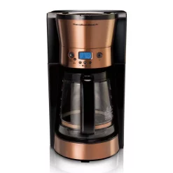 Coffee Makers Hamilton Beach 12 Cup Programmable Coffeemaker In Copper 7 Coffee Makers Hamilton Beach 12 Cup Programmable Coffeemaker In Copper -Dessert Makers Popular Store copper hamilton beach drip coffee makers 46898 4f 1000