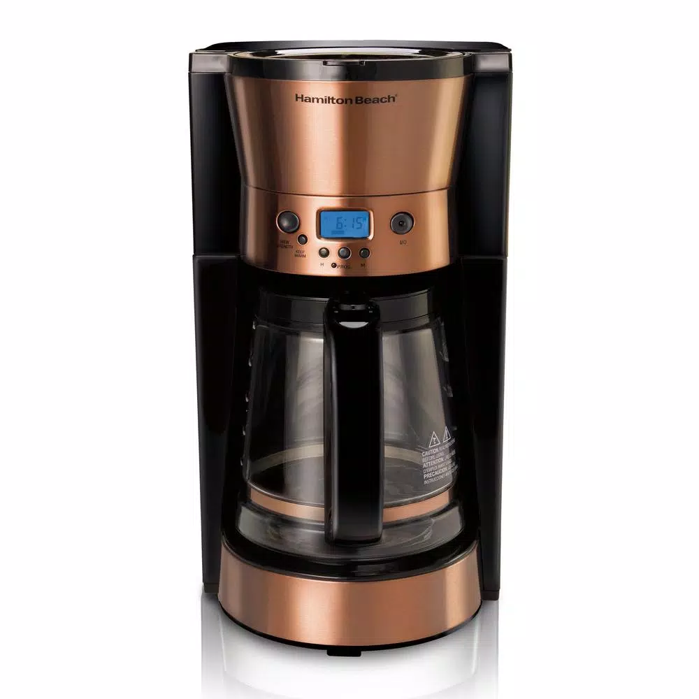 Coffee Makers Hamilton Beach 12 Cup Programmable Coffeemaker In Copper 5 Coffee Makers Hamilton Beach 12 Cup Programmable Coffeemaker In Copper - Image 3