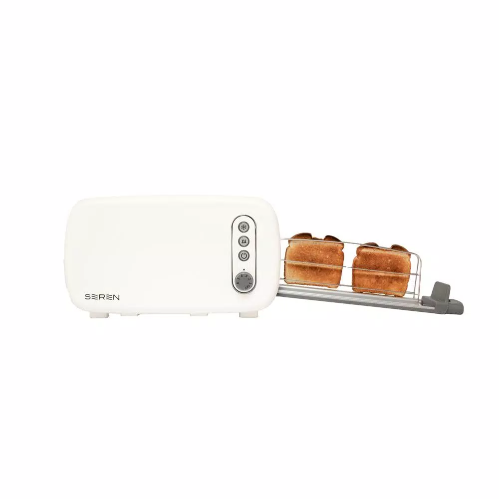 Toasters BergHOFF Seren 2-Slice Cream Long Slot Toaster 6 Toasters BergHOFF Seren 2-Slice Cream Long Slot Toaster - Image 4