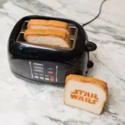 Toasters Uncanny Brands Star Wars Empire Collection 2-Slice Darth Vader Toaster 9 Toasters Uncanny Brands Star Wars Empire Collection 2-Slice Darth Vader Toaster -Dessert Makers Popular Store darth vader uncanny brands pop up toasters tste em srw vad 4f 1000