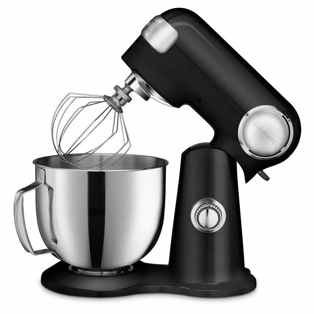 Mixers Cuisinart 5.5 Qt. 12-Speed Black Stand Mixer With Accessories 3 Mixers Cuisinart 5.5 Qt. 12-Speed Black Stand Mixer With Accessories