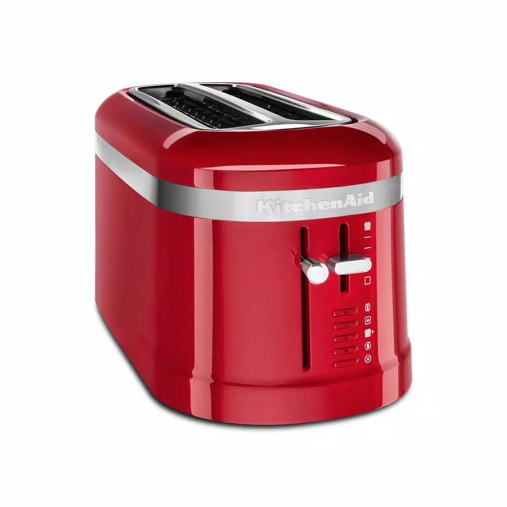Toasters KitchenAid 4-Slice Empire Red Long Slot Toaster With High-Lift Lever 5 Toasters KitchenAid 4-Slice Empire Red Long Slot Toaster With High-Lift Lever - Image 3