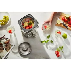 Coffee Makers KitchenAid 4.75 Cup Silver Cold Brew Coffee Maker -Dessert Makers Popular Store glass metal kitchenaid drip coffee makers kcm5912sx 31 1000