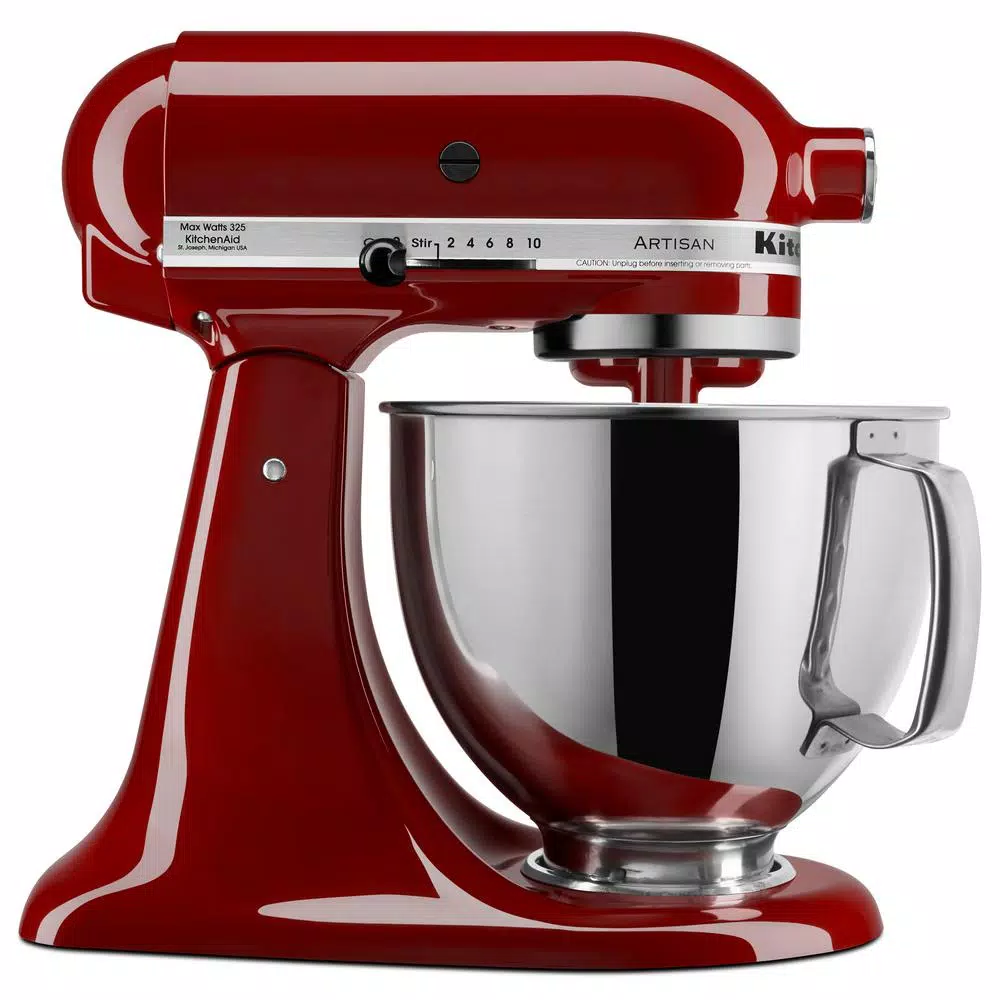 Mixers KitchenAid Artisan 5 Qt. 10-Speed Cinnamon Gloss Stand Mixer With Flat Beater, 6-Wire Whip And Dough Hook Attachments 4 Mixers KitchenAid Artisan 5 Qt. 10-Speed Cinnamon Gloss Stand Mixer With Flat Beater, 6-Wire Whip And Dough Hook Attachments - Image 2