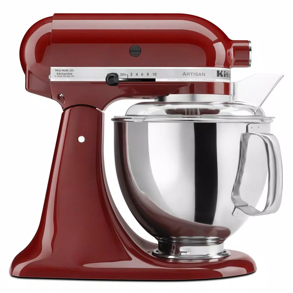 Mixers KitchenAid Artisan 5 Qt. 10-Speed Cinnamon Gloss Stand Mixer With Flat Beater, 6-Wire Whip And Dough Hook Attachments 3 Mixers KitchenAid Artisan 5 Qt. 10-Speed Cinnamon Gloss Stand Mixer With Flat Beater, 6-Wire Whip And Dough Hook Attachments