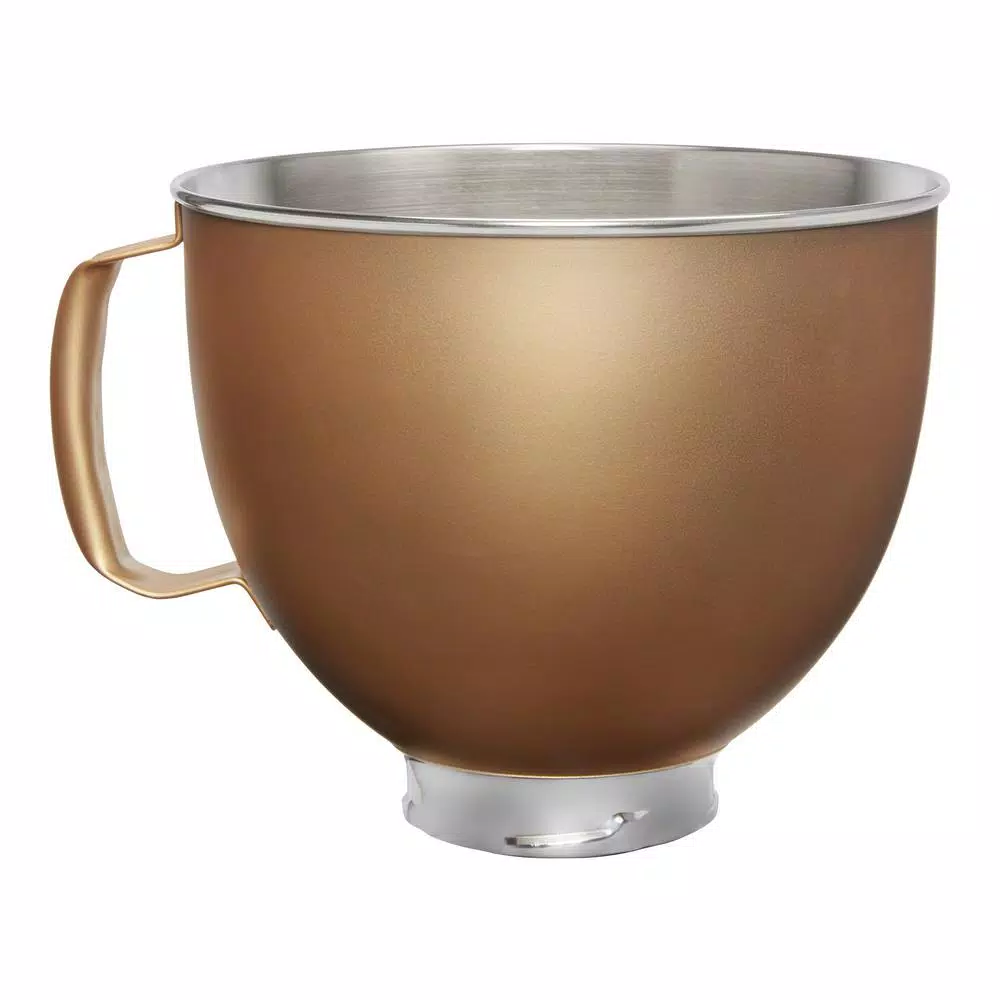 Mixers KitchenAid 5 Qt. Tilt-Head Gold Metallic Finish Stainless Steel Bowl 3 Mixers KitchenAid 5 Qt. Tilt-Head Gold Metallic Finish Stainless Steel Bowl