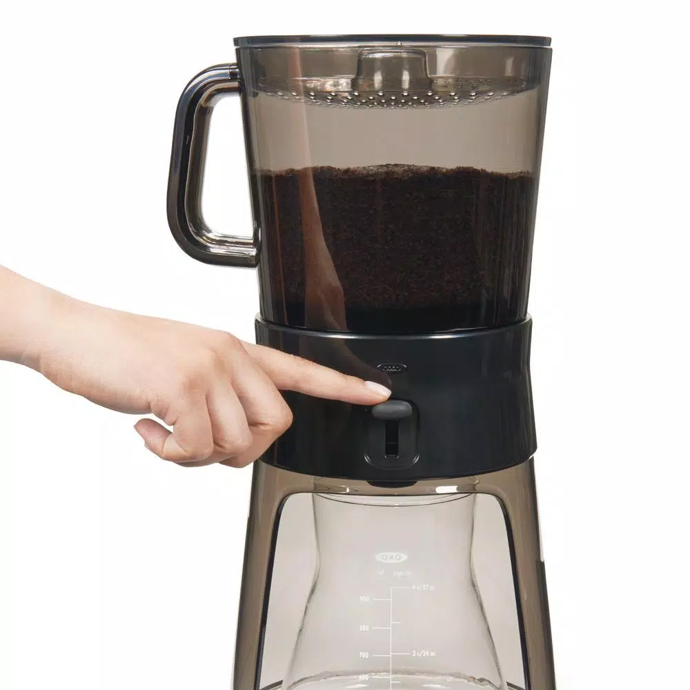 Coffee Makers OXO Good Grips 4-Cup Gray Cold Brew Drip Coffee Maker With Filter 5 Coffee Makers OXO Good Grips 4-Cup Gray Cold Brew Drip Coffee Maker With Filter - Image 3