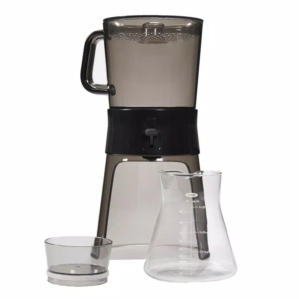 Coffee Makers OXO Good Grips 4-Cup Gray Cold Brew Drip Coffee Maker With Filter 3 Coffee Makers OXO Good Grips 4-Cup Gray Cold Brew Drip Coffee Maker With Filter