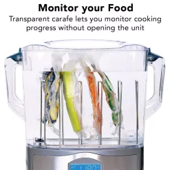 Cookers Tribest Sousvant 12 Qt. Sous Vide Stainless Steel Circulator Slow Cooker 13 Cookers Tribest Sousvant 12 Qt. Sous Vide Stainless Steel Circulator Slow Cooker -Dessert Makers Popular Store gray stainless steel tribest slow cookers sv 101 b 44 1000