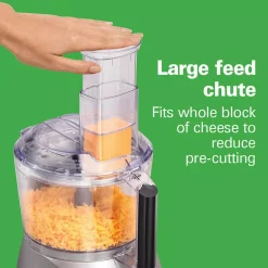 Food Processing Hamilton Beach 10-Cup 3-Speed Grey Food Processor With 6 Functions 12 Food Processing Hamilton Beach 10-Cup 3-Speed Grey Food Processor With 6 Functions -Dessert Makers Popular Store grey hamilton beach food processors 70671 1f 1000