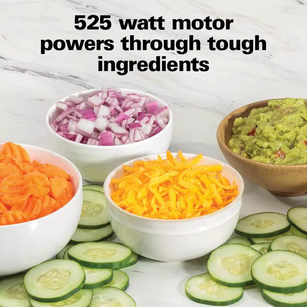 Food Processing Hamilton Beach 10-Cup 3-Speed Grey Food Processor With 6 Functions 7 Food Processing Hamilton Beach 10-Cup 3-Speed Grey Food Processor With 6 Functions - Image 5