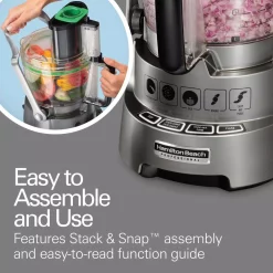 Food Processing Hamilton Beach Professional 14 Cup Silver Dicing Food Processor 23 Food Processing Hamilton Beach Professional 14 Cup Silver Dicing Food Processor -Dessert Makers Popular Store grey hamilton beach food processors 70825 77 1000