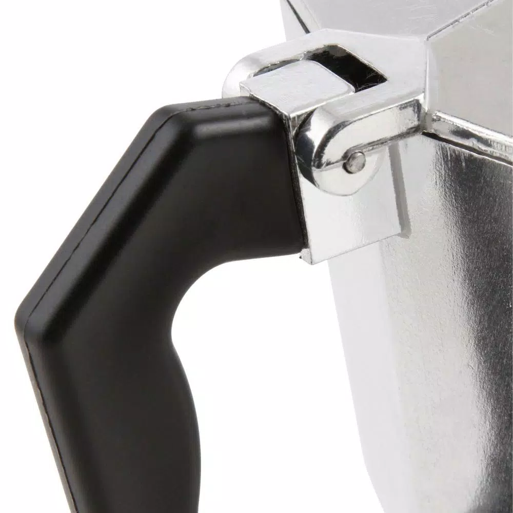 Coffee Makers Home Basics 6-Cup Aluminum Stovetop Espresso Machine 8 Coffee Makers Home Basics 6-Cup Aluminum Stovetop Espresso Machine - Image 6