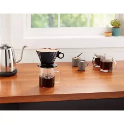 Coffee Makers KitchenAid 4-Cup Pour Over Cone -Dessert Makers Popular Store kitchenaid coffee accessories kcm0460ob 1f 1000