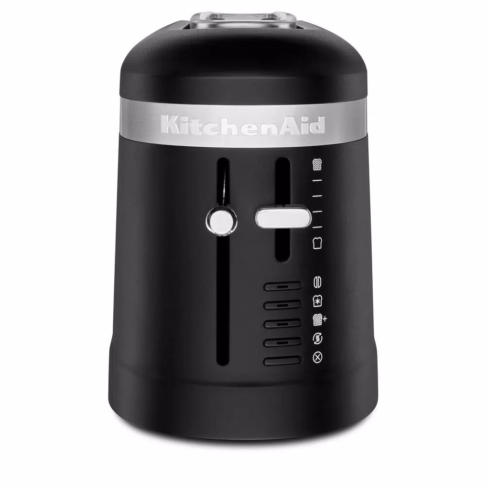 Toasters KitchenAid 2-Slice Matte Black Long Slot Toaster With High-Lift Lever 4 Toasters KitchenAid 2-Slice Matte Black Long Slot Toaster With High-Lift Lever - Image 2