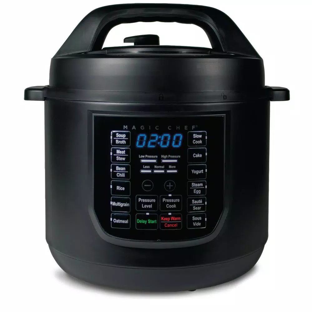 Cookers Magic Chef 9-in-1 6 Qt. Matte Black Electric Multi-Cooker With Recipe Book 3 Cookers Magic Chef 9-in-1 6 Qt. Matte Black Electric Multi-Cooker With Recipe Book