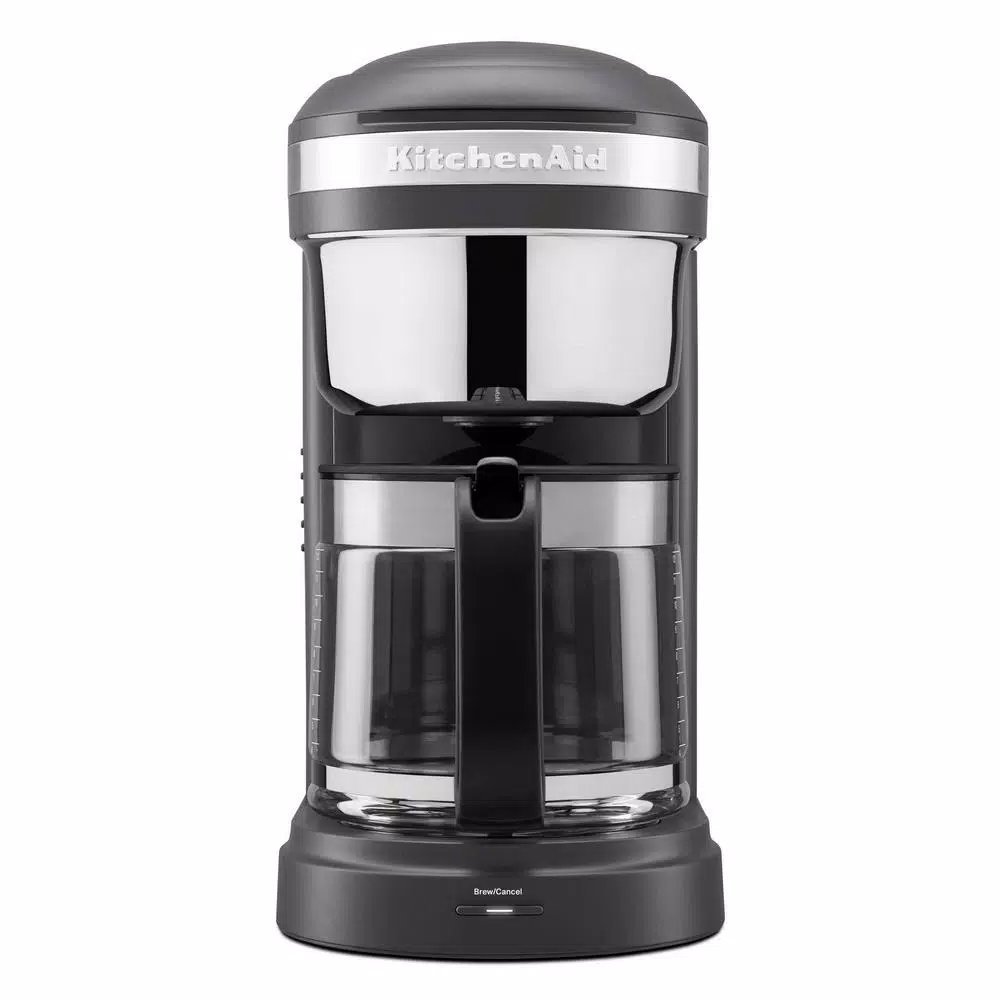 Coffee Makers KitchenAid 12-Cup Drip Grey Coffee Maker With Spiral Showerhead Matte Charcoal 4 Coffee Makers KitchenAid 12-Cup Drip Grey Coffee Maker With Spiral Showerhead Matte Charcoal - Image 2