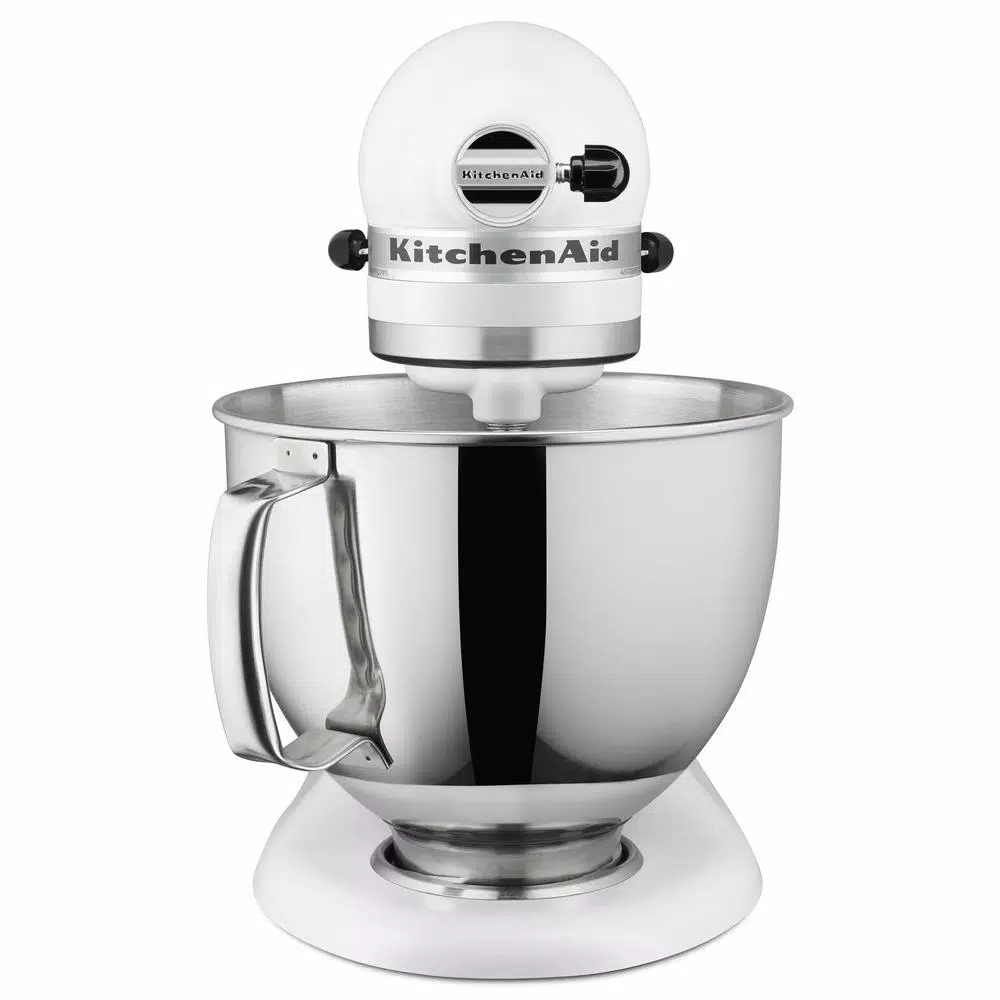 Mixers KitchenAid Artisan Series 5 Qt. 10-Speed Tilt-Head Stand Mixer -Matte White 4 Mixers KitchenAid Artisan Series 5 Qt. 10-Speed Tilt-Head Stand Mixer -Matte White - Image 2