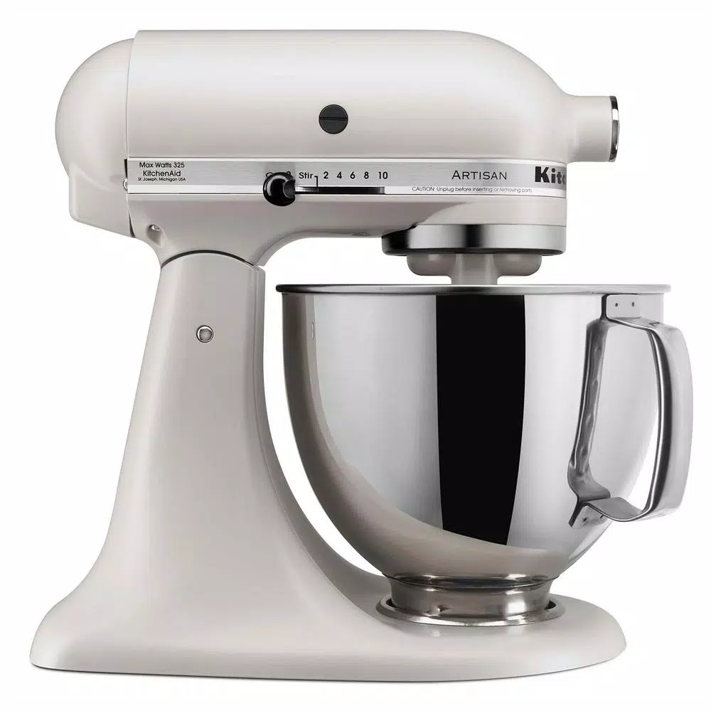 Mixers KitchenAid Artisan Series 5 Qt. 10-Speed Tilt-Back Stand Mixer – Matte Milkshake 3 Mixers KitchenAid Artisan Series 5 Qt. 10-Speed Tilt-Back Stand Mixer – Matte Milkshake