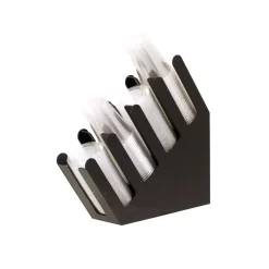 Coffee Makers Mind Reader Fancy 80-Cup 4-Compartment Black Acrylic Condiment Organizer 10 Coffee Makers Mind Reader Fancy 80-Cup 4-Compartment Black Acrylic Condiment Organizer -Dessert Makers Popular Store mind reader coffee accessories 4acuphold blk 4f 1000