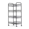 Coffee Makers Mind Reader Roll 4-Shelf Rolling Black Metal Mesh Coffee Cart 2 Coffee Makers Mind Reader Roll 4-Shelf Rolling Black Metal Mesh Coffee Cart -Dessert Makers Popular Store mind reader coffee accessories 4tocart blk 64 1000