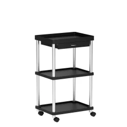 Coffee Makers Mind Reader 3-Tier 7-Compartment Rolling Black Coffee Cart 11 Coffee Makers Mind Reader 3-Tier 7-Compartment Rolling Black Coffee Cart -Dessert Makers Popular Store mind reader coffee accessories cartcoff blk 4f 1000
