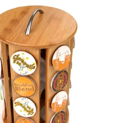 Coffee Makers Mind Reader 24-Capacity Bamboo K-Cup Storage Organizer And Coffee Pod Carousel 13 Coffee Makers Mind Reader 24-Capacity Bamboo K-Cup Storage Organizer And Coffee Pod Carousel -Dessert Makers Popular Store mind reader coffee accessories crs brn 44 1000