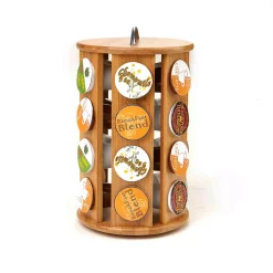 Coffee Makers Mind Reader 24-Capacity Bamboo K-Cup Storage Organizer And Coffee Pod Carousel 11 Coffee Makers Mind Reader 24-Capacity Bamboo K-Cup Storage Organizer And Coffee Pod Carousel -Dessert Makers Popular Store mind reader coffee accessories crs brn 4f 1000