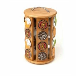 Coffee Makers Mind Reader 24-Capacity Bamboo K-Cup Storage Organizer And Coffee Pod Carousel 14 Coffee Makers Mind Reader 24-Capacity Bamboo K-Cup Storage Organizer And Coffee Pod Carousel -Dessert Makers Popular Store mind reader coffee accessories crs brn fa 1000