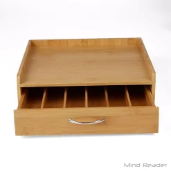 Coffee Makers Mind Reader 32-Capacity Bamboo Brown K-Cup Storage Drawer With Lip Panel 14 Coffee Makers Mind Reader 32-Capacity Bamboo Brown K-Cup Storage Drawer With Lip Panel -Dessert Makers Popular Store mind reader coffee accessories kpanelbm brn fa 1000