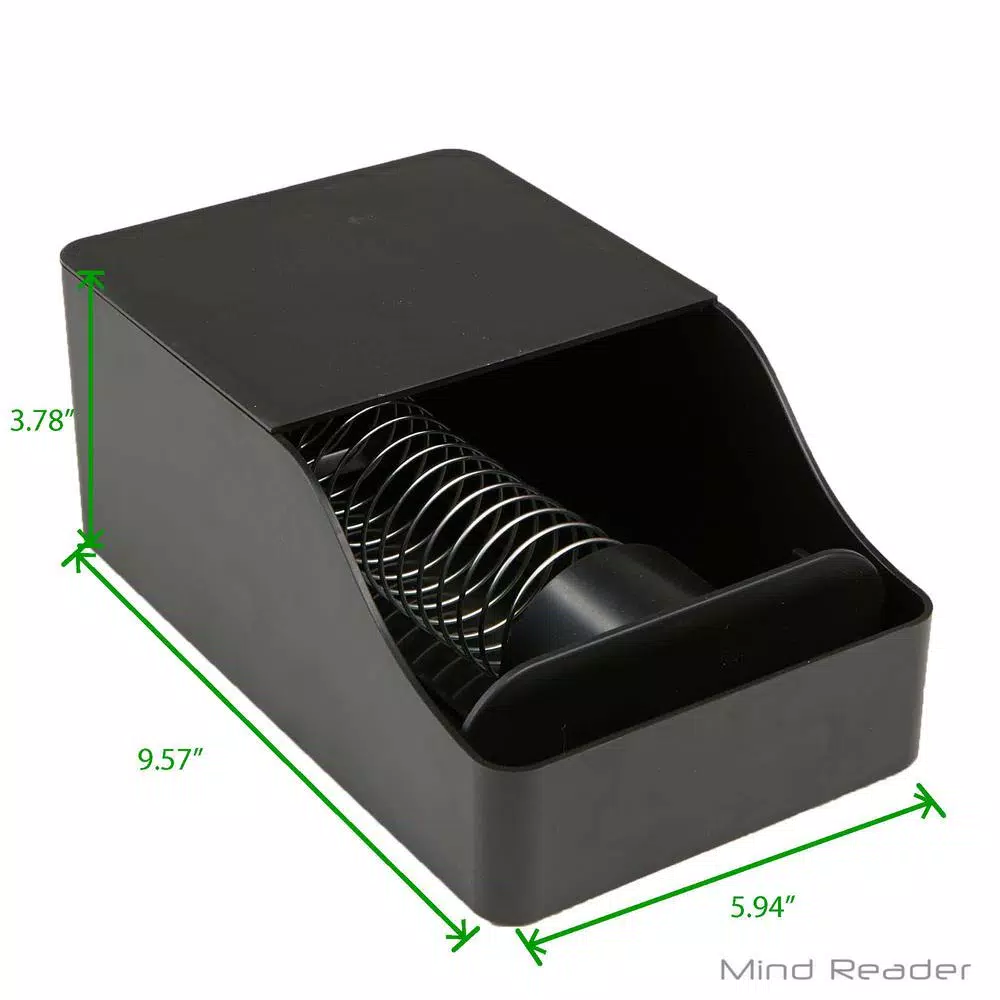 Coffee Makers Mind Reader Black Coffee Sleeve Storage Dispenser 9 Coffee Makers Mind Reader Black Coffee Sleeve Storage Dispenser - Image 7